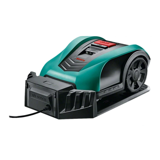 Bosch Indego 350 Einrichtungs- Und Installationshandbuch