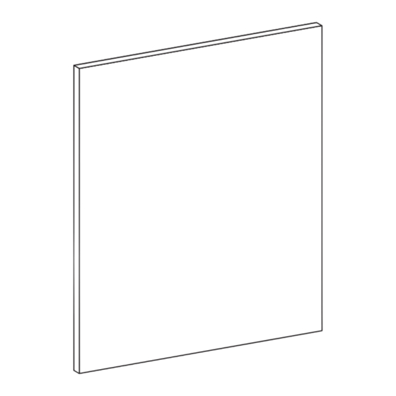 Miele GFVi-Serie Montageplan