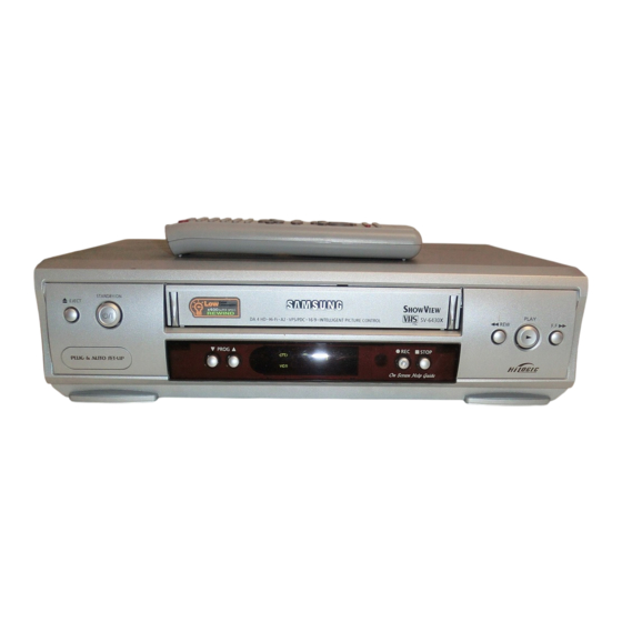 Samsung SV-6430X Bedienungsanleitung