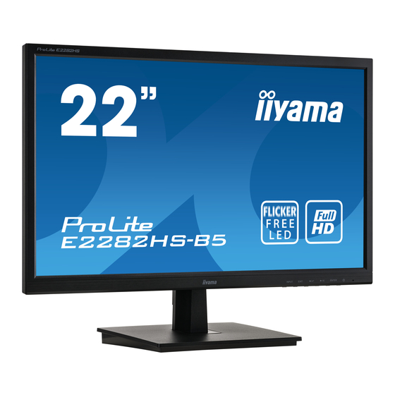 iiyama ProLite E2282HS Bedienungsanleitung