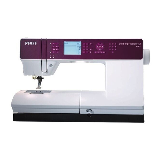 Pfaff expression line Gebrauchsanleitung