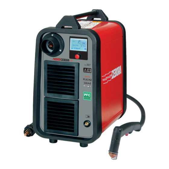 Cebora PLASMA SOUND PC 130/T Betriebsanleitung