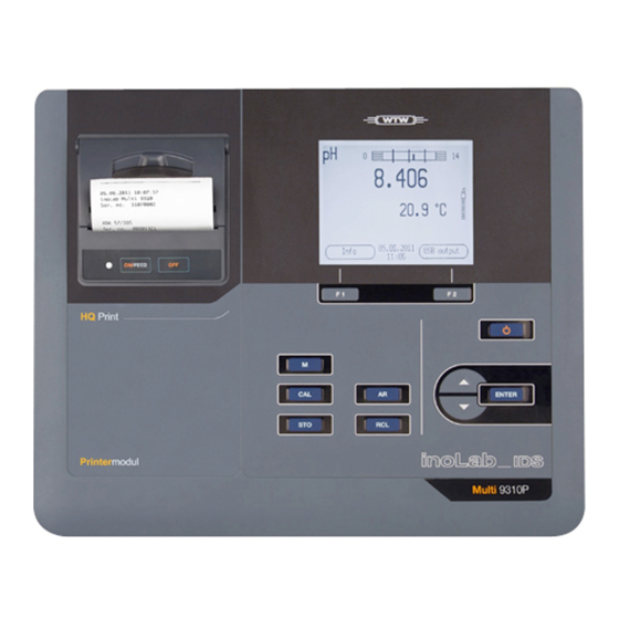 wtw Multi 9310 Bedienungsanleitung