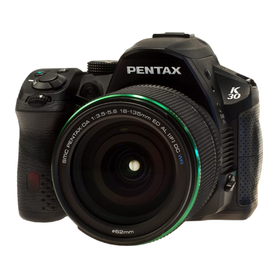 Pentax K-30 Bedienungshandbuch