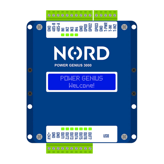 NORD Power Genius 3000 Installationshandbuch