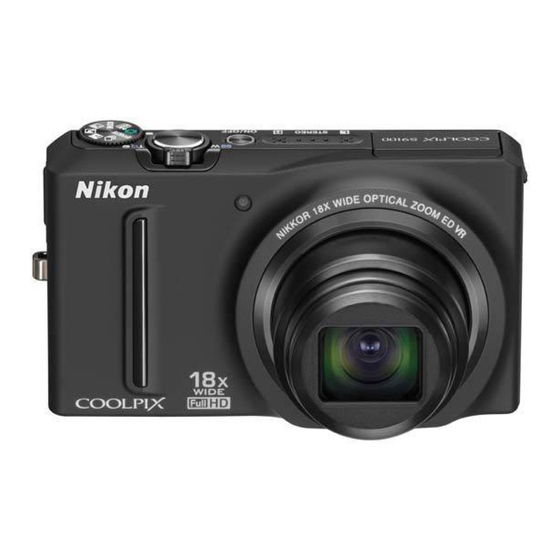 Nikon COOLPIX S9100 Benutzerhandbuch