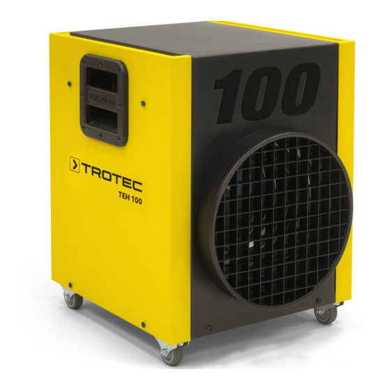 Trotec TEH 70 Bedienungsanleitung