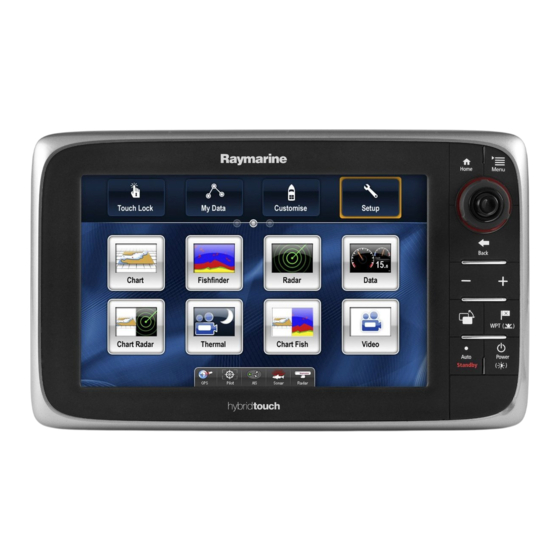 Raymarine e7 Montage Und Einstieg