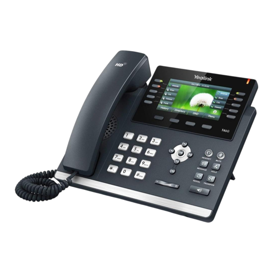 Yealink SIP-T46G Kurzanleitung