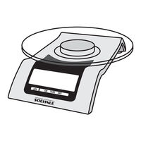 Soehnle 65105 Inbetriebnahmeanweisungen