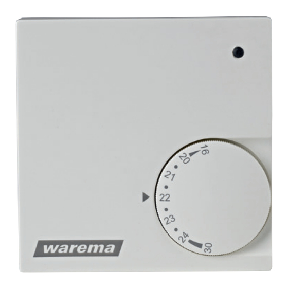 WAREMA WMS Bedienungs- Und Installationsanleitung