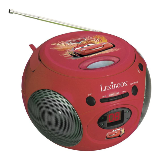 LEXIBOOK RCD102series Bedienungsanleitung