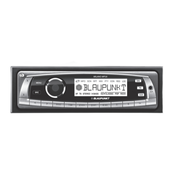 Blaupunkt Laguna MP28 Bedienungs- Und Einbauanleitung