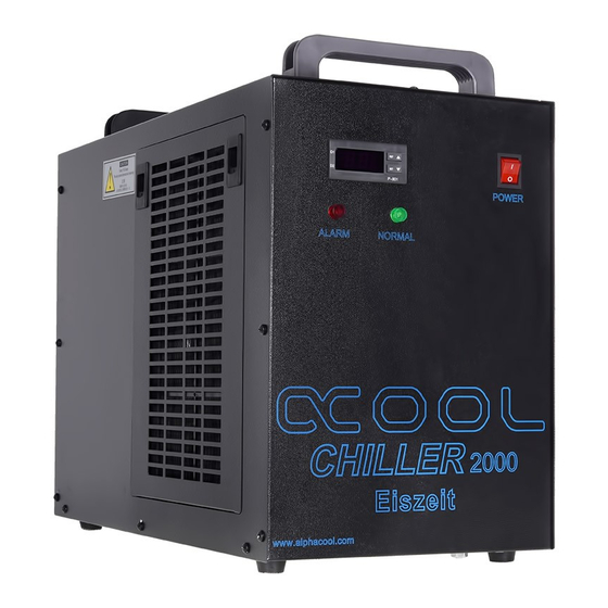 Alphacool chiller 2000 EISZEIT Handbücher