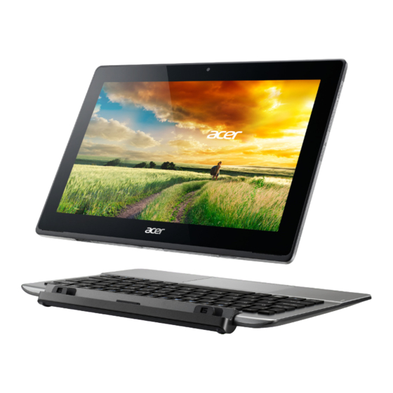 Acer Aspire Switch 11 V Benutzerhandbuch