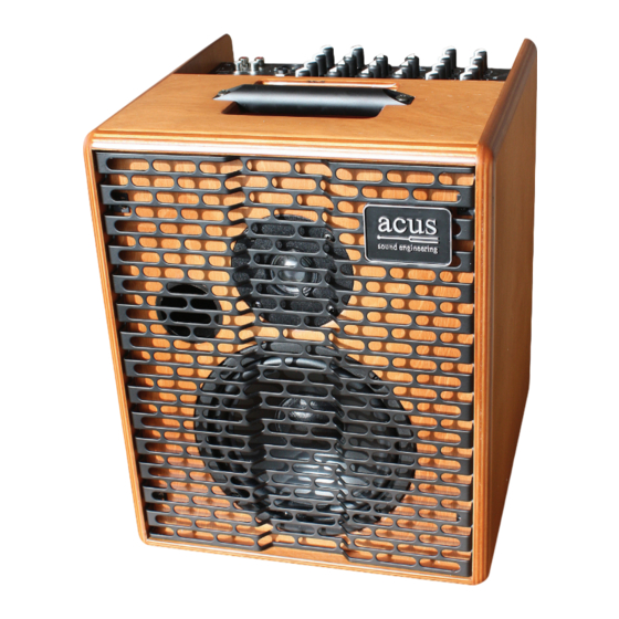 acus Oneforstrings6T Bedienungsanleitung