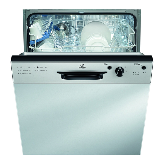 Indesit dpg 15 Bedlenungsanleitung