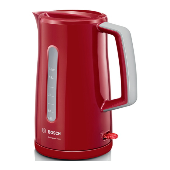 Bosch TWK 3A Serie Gebrauchsanleitung