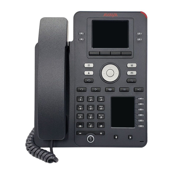 Avaya J159 SIP Bedienungsanleitung