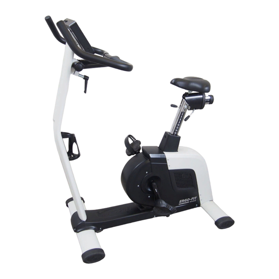 Ergo-fit cardio line 4000 Bedienungsanleitung