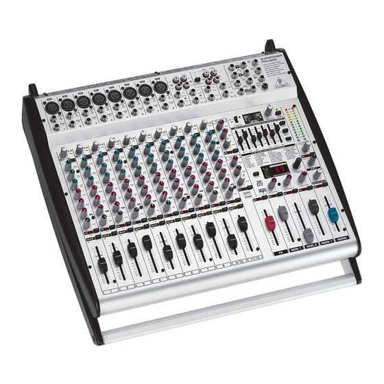 Behringer EuroPower PMX1000 Handbücher