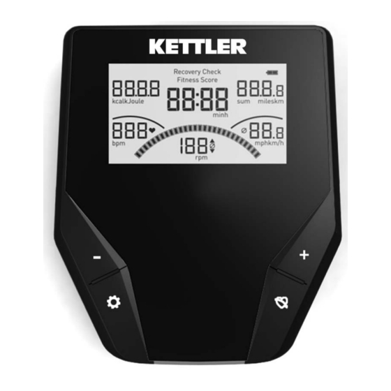 Kettler M-Display Anleitung