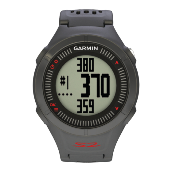 Garmin Approach S2 Benutzerhandbuch
