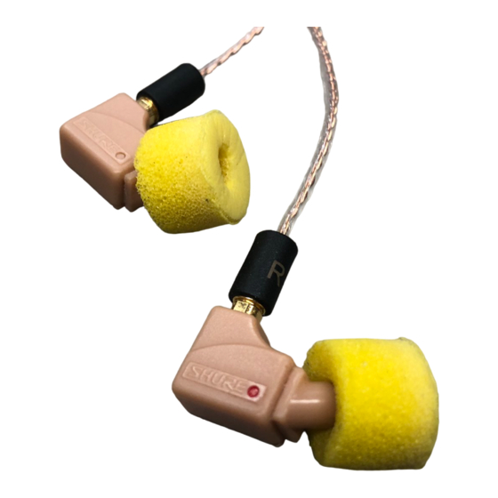 Shure E1 Bedienungsanleitung
