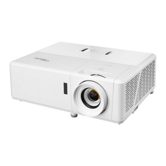 Optoma ZH403 Bedienungsanleitung