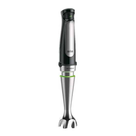 Braun MultiQuick 7 Bedienungsanleitung
