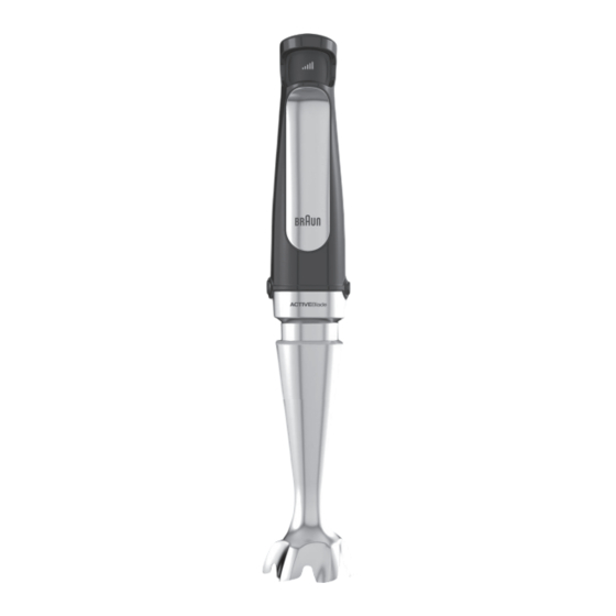 Braun MultiQuick 7 Bedienungsanleitung