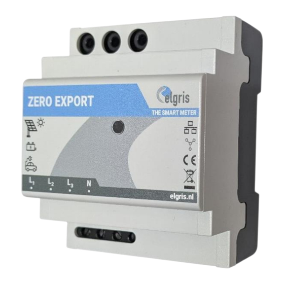 elgris ZERO EXPORT Bedienungsanleitung