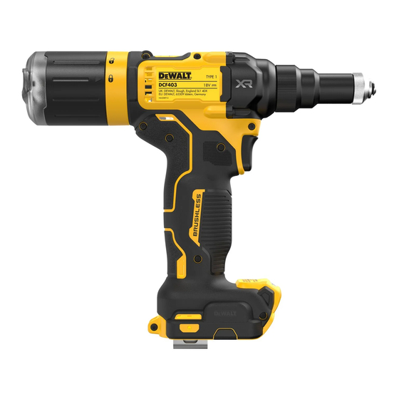 DeWalt DCF403D2GT Bersetzung Der Originalanweisungen