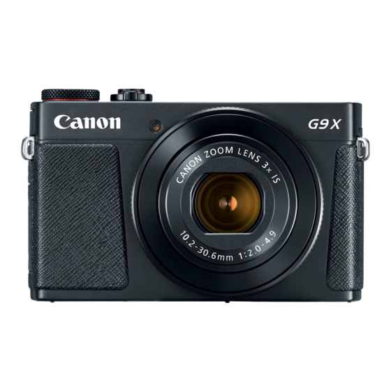 Canon PowerShot G9 X Benutzerhandbuch