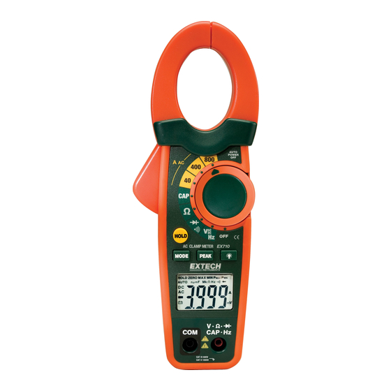 Extech Instruments EX710 Bedienungsanleitung