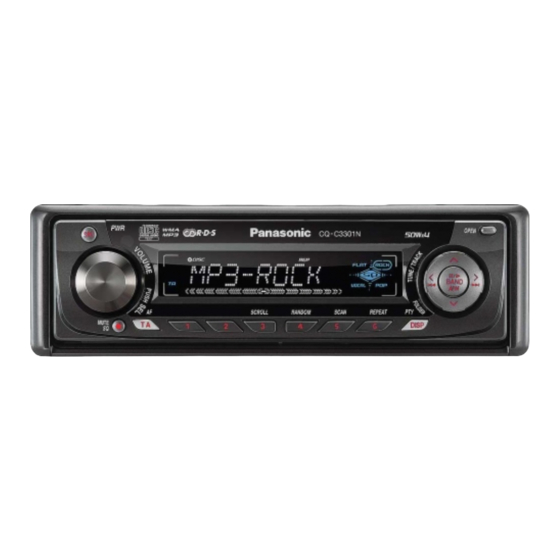 Panasonic CQ-C3301N Bedienungsanleitung