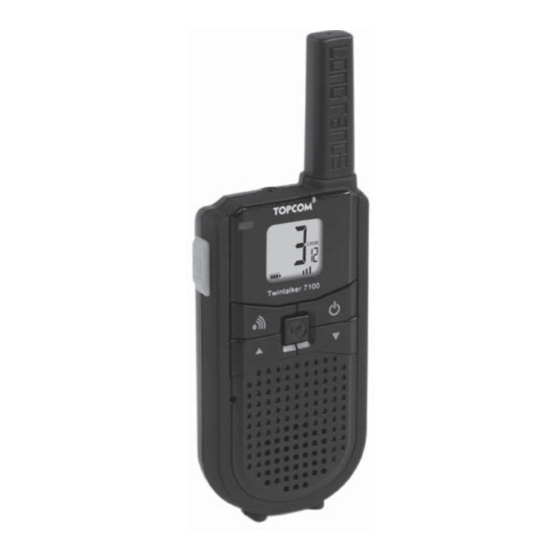 Topcom Twintalker 7100 Sport Pack Bedienungsanleitung