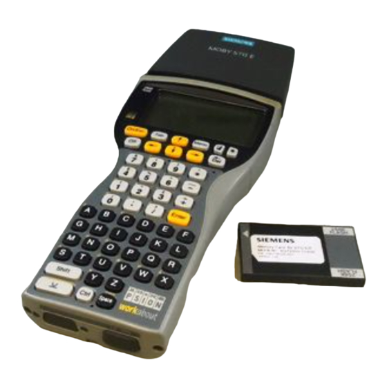 Siemens MOBY STG Handbuch