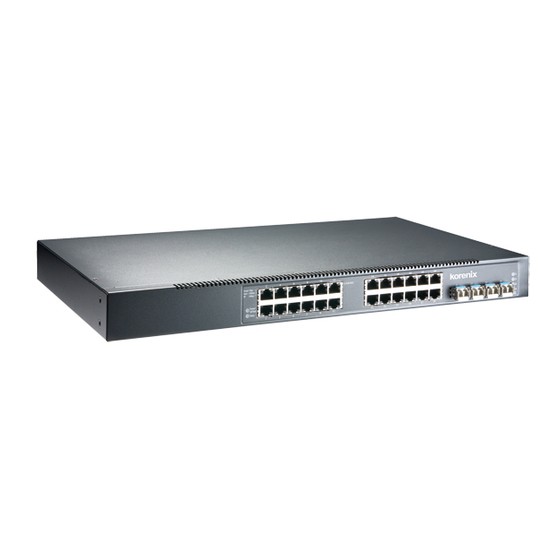 Korenix JetNet 6524G-Serie Handbücher