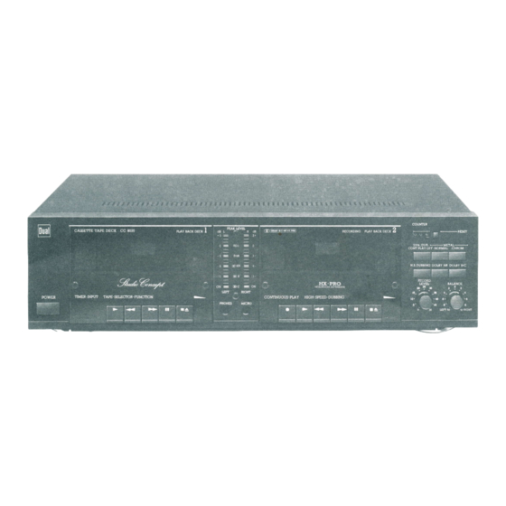 Dual CC 8035 Bedienungsanleitung