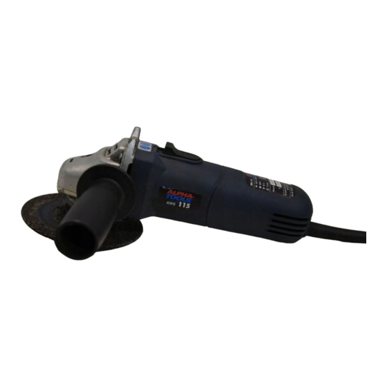 Alpha tools AWS 115 Bedienungsanleitung