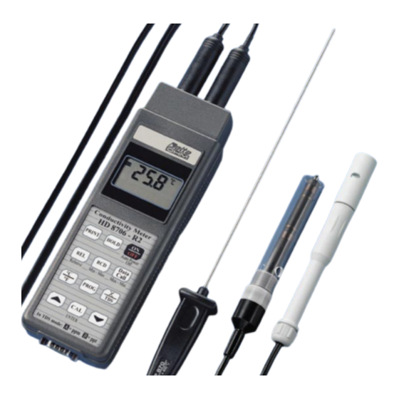 Delta OHM HD 8706-R2 Bedienungsanleitung