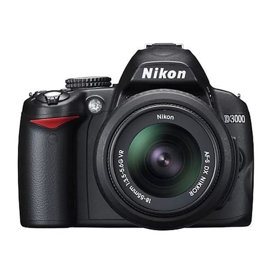 Nikon D3000 Handbuch