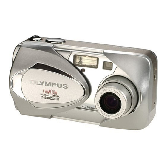 Olympus CAMEDIA D-580ZOOM Einfache Anleitung