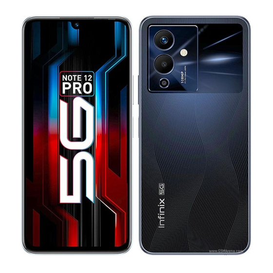 infinix NOTE 12 Pre 5G Benutzerhandbuch