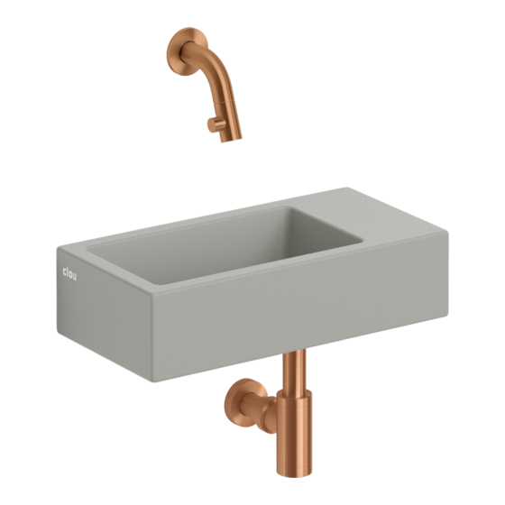 Clou Flush 3 - handbasin Montageanleitung