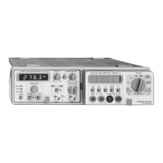 Hameg Instruments HM8001-2 Handbuch