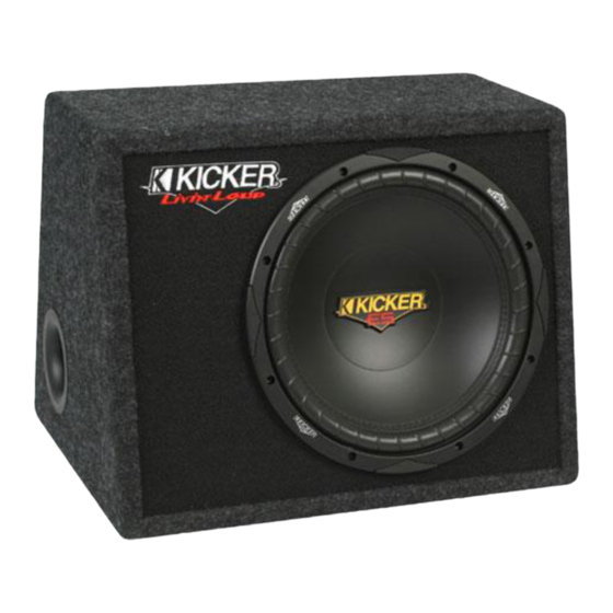 Kicker ES-Serie Handbücher