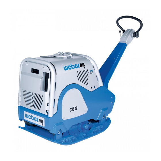 Weber mt CR 8 HD Bedienungsanleitung Und Wartungsanleitung