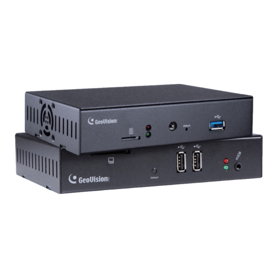 GeoVision GV-IP Decoder Box Serie Schnellstartanleitung